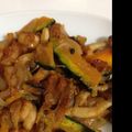 yuzu1122's cooksnap of when they made かぼちゃと豚肉の味噌バター炒め.