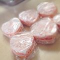 りぽりんOvO's cooksnap of when they made ひな祭りカラーのダックワーズ♡.