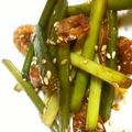 むうむ's cooksnap of when they made にんにくの芽の甘から炒め.