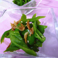 ピンクのたまご's cooksnap of when they made レンジで簡単！！ピーマンと桜えび和え☀.