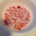 スコッティプー's cooksnap of when they made ☆離乳食☆中期～イチゴみるく.