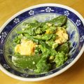 ぽりぽり拓庵's cooksnap of when they made 菜の花たけのこスナップエンドウの梅卵炒め.