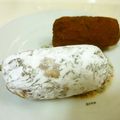 xはっちx's cooksnap of when they made ざくざくナッツのチョコサラミ.