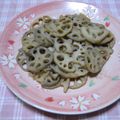 ゆみにゃむ's cooksnap of when they made かんたーん♪はすのきんぴら.