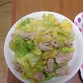 ゆきりん0216's cooksnap of when they made キャベツと豚肉の炒め物.