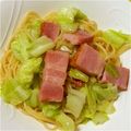 EmiKaeeee's cooksnap of when they made 簡単！パンチェッタとキャベツの本格パスタ.