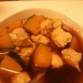 ねねぽこ's cooksnap of when they made 簡単煮物！かぼちゃと鶏だんご.