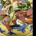 みだち♪'s cooksnap of when they made 簡単♪ 小松菜♡ウインナー炒め.