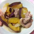いせご's cooksnap of when they made ほくほく薩摩芋と豚肉の炒め煮.