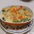 ｙｕ（´ｏ｀）'s cooksnap of when they made ♡温野菜にかけて焼くだけ♪マヨグラタン♡.