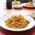 もぇちん's cooksnap of when they made 海老のトマトクリームパスタ.