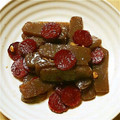 harunattoh's cooksnap of when they made 簡単！蒟蒻とガーリックのおつまみ.