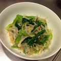 たろっぺ♪'s cooksnap of when they made 小松菜ともやしのナムル.