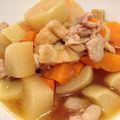 ajisaisuki's cooksnap of when they made 我が家の大根と鶏肉の煮物ー☆.