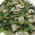 ライオンのスキッピィ's cooksnap of when they made 豚とほうれんそうの梅マヨ炒め.