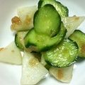 otousanghn's cooksnap of when they made 簡単★大根ときゅうりの浅漬け★梅風味.