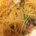 みーちゃびこ's cooksnap of when they made ベーコンとニラのパスタ.