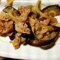 し。お。り。's cooksnap of when they made 塩麹deおつまみ☆豚肉となすの味噌麹炒め.