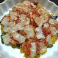 たいちんべびー's cooksnap of when they made かぼちゃのキムチーズ♡.