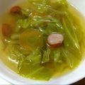 harupn's cooksnap of when they made 簡単♩ウィンナーと春キャベツのスープ.