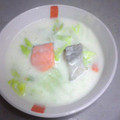 ☆ひろっち☆'s cooksnap of when they made 節約レシピ☆鮭と白菜のクリームスープ煮.