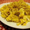 mmameco's cooksnap of when they made キャベツの豆板醤ナンプラー卵とじ.