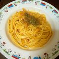あいこす♡花嫁修業中's cooksnap of when they made 全卵とチーズでカルボナーラ.