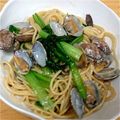 ころころころろ's cooksnap of when they made 小松菜とあさりのパスタ.