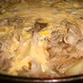 もっつぁ☆'s cooksnap of when they made 簡単♪豚じゃが玉のふんわり卵どんぶり.