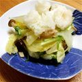 おきーの's cooksnap of when they made お手軽レシピ☆白菜とキノコのみぞれぽん.