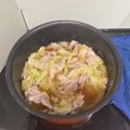 くいーんもも's cooksnap of when they made 超簡単！無水＊白菜と豚肉煮.