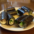 蜂蜜牛乳's cooksnap of when they made くるくる～、ちくわのチーズ・海苔巻き.