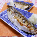 赤い電話's cooksnap of when they made サバの塩焼き.
