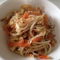 せりーら's cooksnap of when they made もやしと人参のだし卵炒め.