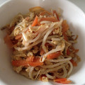 せりーら's cooksnap of when they made もやしと人参のだし卵炒め.