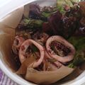 HARU＊SHIN's cooksnap of when they made イカの塩ガーリック炒め.