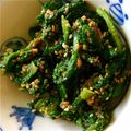 ひぃくんさっち's cooksnap of when they made 簡単✌ 麺つゆで春菊の胡麻和え.