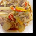 kikuちん's cooksnap of when they made 韓国料理ーブルコギのトッポギ.