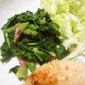 Match's cooksnap of when they made ほうれん草のバター炒めの極意.