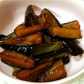 チョコさく's cooksnap of when they made 簡単！すき焼きのタレでナスの炒め物.