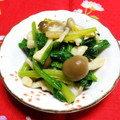 シャンプーハット's cooksnap of when they made 超簡単！しめじとほうれん草の梅昆布茶和え.