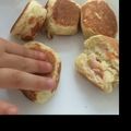 にこぷん♡'s cooksnap of when they made HM＆豆腐のみで簡単パン@ポテトコーン.
