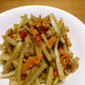土屋果樹園's cooksnap of when they made 牛蒡と豚肉の酢炒め.