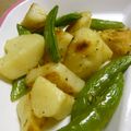 maruru-nn's cooksnap of when they made ☆スナップエンドウとポテトの炒め☆.