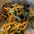 かめさん家's cooksnap of when they made 人参とほうれん草とえのきのごま和え✩.*.