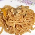 きらり流れ星's cooksnap of when they made あさりの辛味和えそば.