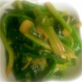 結花chan's cooksnap of when they made おつまみ系　ほうれんそうの和えもの.