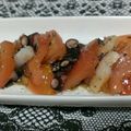 ☆satosan☆'s cooksnap of when they made タコとトマトの和風カルパッチョ.