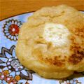 mayufu's cooksnap of when they made 残ったうどん de じゃがいも餅.