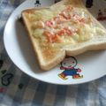 ママんま's cooksnap of when they made 朝食に♪簡単エビマヨチーズトースト.